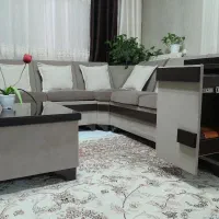 مبل ال 7نفره با جلو مبلی|مبلمان خانگی و میز عسلی|قزوین, |دیوار