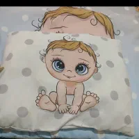 سرویس کامل نوزاد استفاده نشدن|رختخواب، بالش، پتو|خرم‌آباد, |دیوار