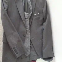 کت و شلوار رنگ طوسی سایز ۴۶
