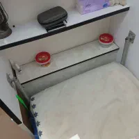 تخت تاشو + میز کامپیوتر|تخت و سرویس خواب|ملارد, |دیوار