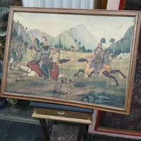 چند عدد نقاشی و تابلو فرش