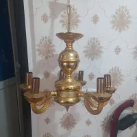 دوعدد لوستر شش شاخه برنز ۱۲۰۰۰۰۰۰ تومان