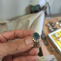 انگشترفیروزه نیشابور نقره کار دست|جواهرات|مشهد, مصلی (کارمندان اول)|دیوار