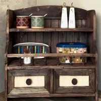 ظروف چوبی روستیک و میز مزه استند قهوه ،تخت و کنسول|صنایع دستی و سایر لوازم تزئینی|مشهد, شهرک صنعتی توس|دیوار