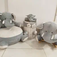 راکر .مبل کودک. سبد لباس یا سبد اسباب بازی سیسمونی