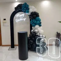بادکنک آرایی گل آرایی تم تولد استند نئون|صنایع دستی و سایر لوازم تزئینی|تهران, آهنگ|دیوار