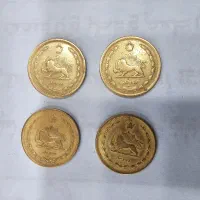 ۴ عدد سکه پهلوی رضا شاه