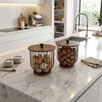 سبد گردو  و تخم مرغ