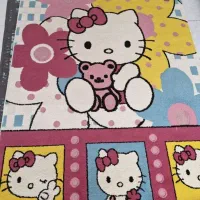 فرش اتاق خواب کودک بچه دخترانه ۴متری آباژور کیتی