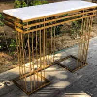 میز کنسول میز آرایش فلزی فورتیک شیک ۳خط