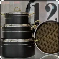 سرویس قابلمه 21 پارچه طرح ماربل ماموت|ظروف پخت‌وپز|تهران, جی|دیوار