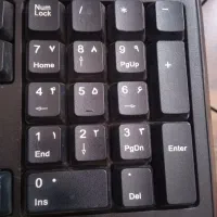 کیبرد کامپیوتر با سیم مارک2500NK|قطعات و لوازم جانبی رایانه|ایلام, |دیوار