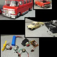 ماکت ماشین و وسایل