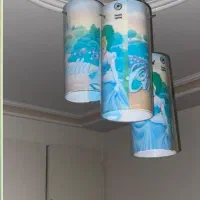 لوستر سه ساخه طرح سیندرلا د حد نونو