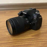 دوربین کانن 80d با لنز ۱۸ ۱۳۵ usm
