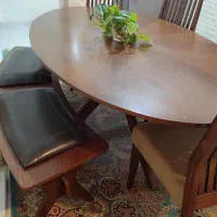 میز شش نفره چوبی ساخت ترکیه|میز و صندلی غذاخوری|رشت, گلسار|دیوار