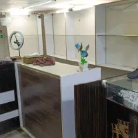 یک دست کامل ویترین کامل با چوب ام دی آف|فروشگاه و مغازه|شوش, |دیوار