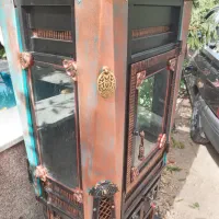 شومینه چوبی با قابلیت گاز سوز|بخاری، هیتر، شومینه|تهران, امیریه|دیوار