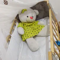 گهواره چوبی تخت شو|تخت و صندلی بچه|رشت, پاره بیجار|دیوار