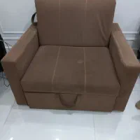 مبل تخت خواب شو  یک نفره|تخت و سرویس خواب|رشت, جهاد|دیوار