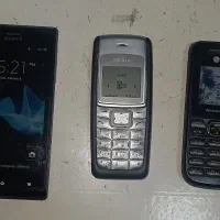 سه تا گوشی ساده کارکرده سالم