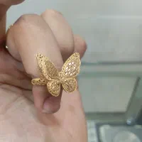 انگشتر طلا 18عیار تنها با 6درصد