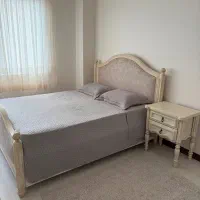 تخت دونفره باجک وپاتختی وینتیج