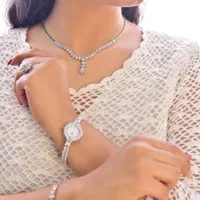 سرویس جواهری/زنانه/عروس/نقره۹۲۵/قیمت ویژه