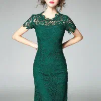 پیرهن گیپور سفید نونو|لباس|بروجرد, |دیوار