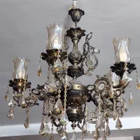 لوستر ۵ شعله در حد نو