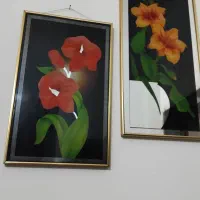 تابلو گل قدیمی