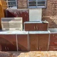 کابینت فلزی دست دوم|آب‌چکان و نظم‌دهنده ظروف|دزفول, |دیوار