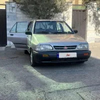 پراید۸۶ دو لکه رنگ دوگانه کارخانه