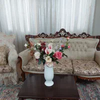 مبل سلطنتی ۹نفره همراه کاور|مبلمان خانگی و میز عسلی|رباط‌کریم, رباط‌کریم|دیوار