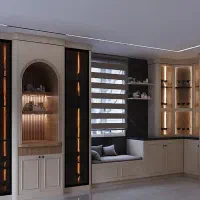ساخت انواع کابینت و کمد دیواری نقد اقساط