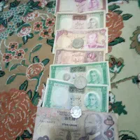 پول های شاهنشاهی کاغذی وسکه