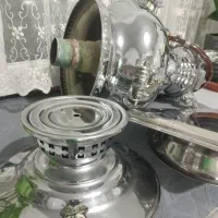 سماور گازی  باسینی وکاسه و سماور برقی باهم ۵۰۰۰۰۰۰|سماور، چای‌ساز، قهوه‌ساز|تهران, نازی‌آباد|دیوار