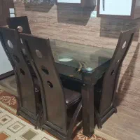 میز غذا خوری تمام چوب|میز و صندلی غذاخوری|قیدار, |دیوار