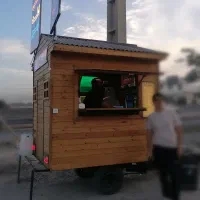 فست فود سیار روی موتور سه چرخ با تجهیزات کامل