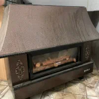 بخاری گازی شومینه ای نو|بخاری، هیتر، شومینه|ساوه, |دیوار