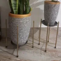 دوتا گلدون با پایه هاش به فروش میرسه