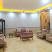 مبل هفت نفره و میز و گل میز