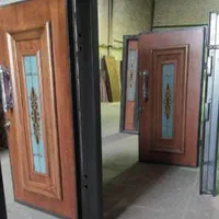 درب پیوت لولا محور ضد سرقت سرویس  روکشی|مصالح و تجهیزات ساختمان|آبیک, |دیوار