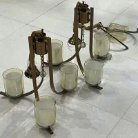 لوستر سقفی سه شاخه