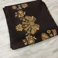 روسری ساتن ابریشم کاملا نو جنس درجه یک|لباس|شهرکرد, |دیوار