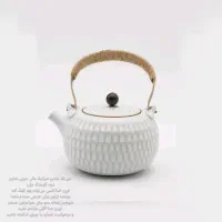 قوری سفید دقت به عکس