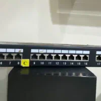 پچ پنل ۲۴ پورت Cat6 رکمونت سالم