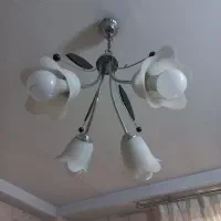 لوستر ۴ شاخه مدل گل