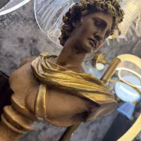 آباژور رومیزی مجسمه چهار حالته