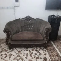 مبلمان براباغ قهوای کرم تمام چوب فوریفوری